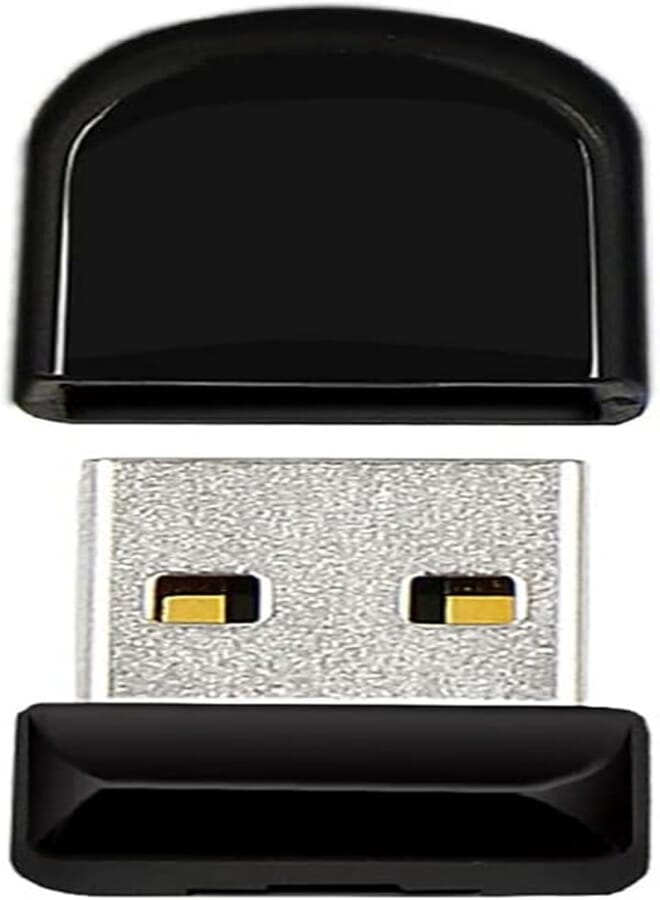 قارئ بطاقة TF USB 2.0 - مدمج ودقيق، توصيل وتشغيل | متوافق مع ماك، ويندوز، لينوكس، هواتف أندرويد - أسود
